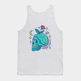 Carpe diem skull Tank Top